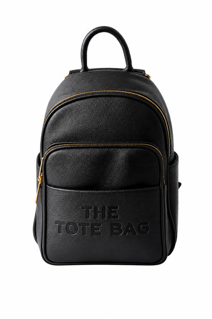 Mini Backpack with Multi compartment Zip Closure