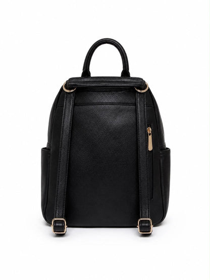 Mini Backpack with Multi compartment Zip Closure